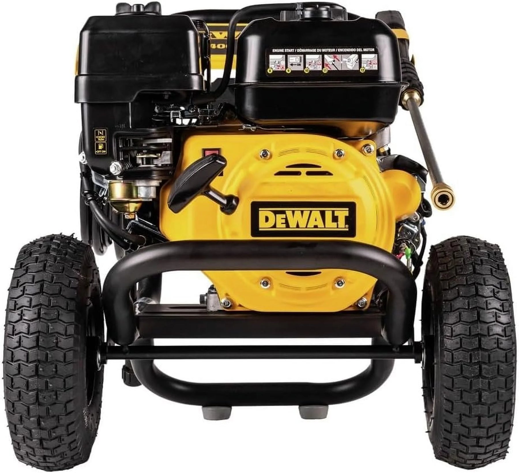 DEWALT 3400 PSI at 2.5 Gas Pressure Washer, High - Pressure Hose